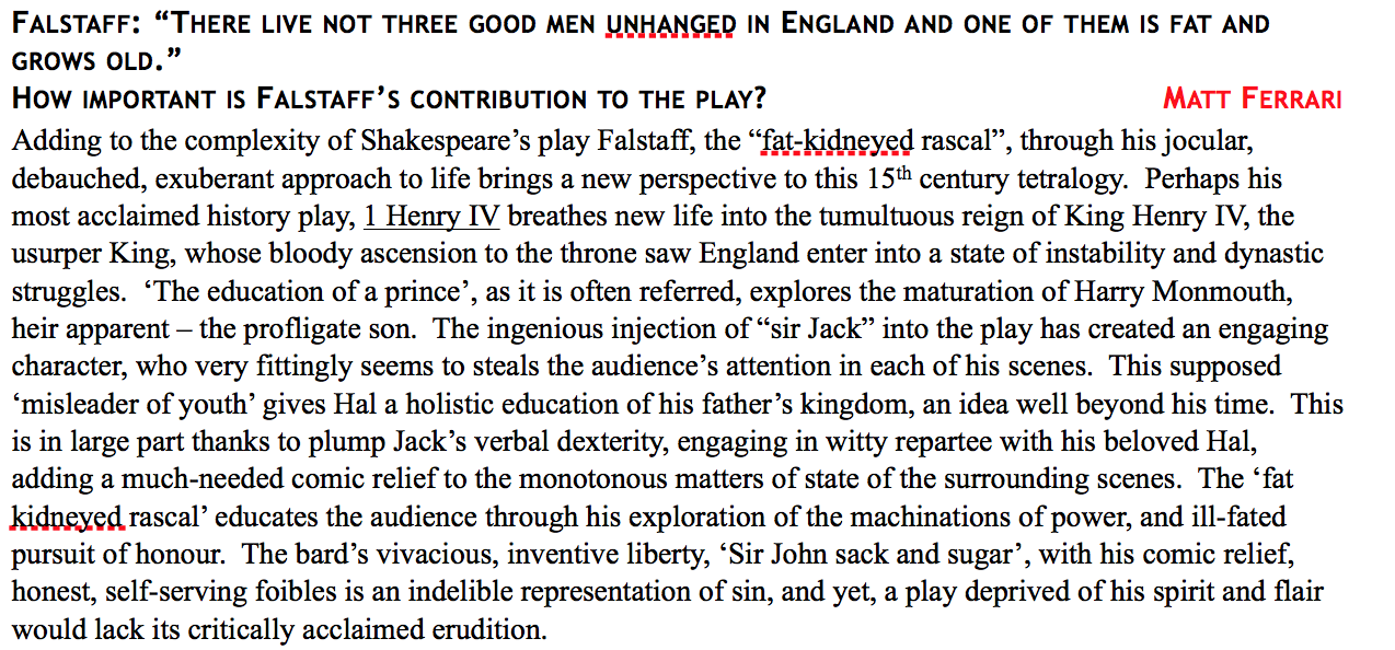 Реферат: Education Of Hal King Henry IV Essay