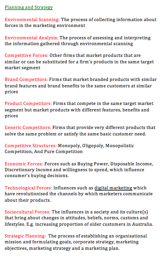 MKC1200 Principles Of Marketing Exam Notes - NoteXchange