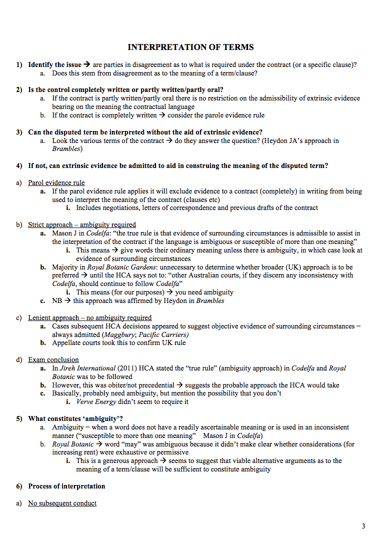 Contract law test