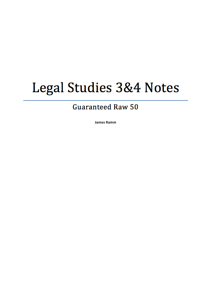 vce legal studies pdf