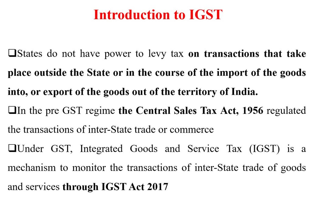 Introduction to IGST