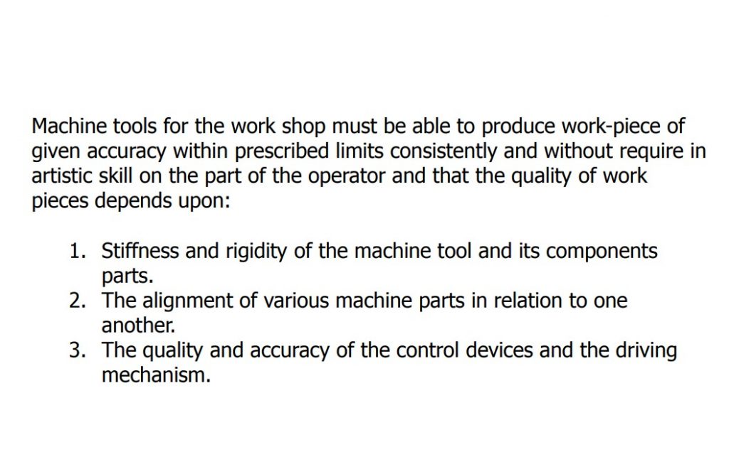 Machine Tool Metrology