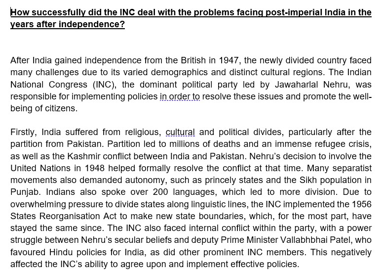 IB History Essay On Navigating Post Imperial India NoteXchange ib-history-essay-on-navigating-post-imperial-india-notexchange