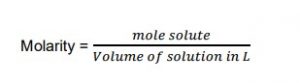 Solution Concentration and Stoichiometry