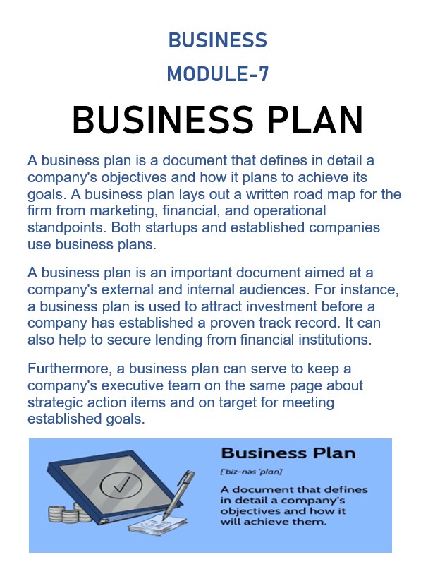 guide to business planning pdf