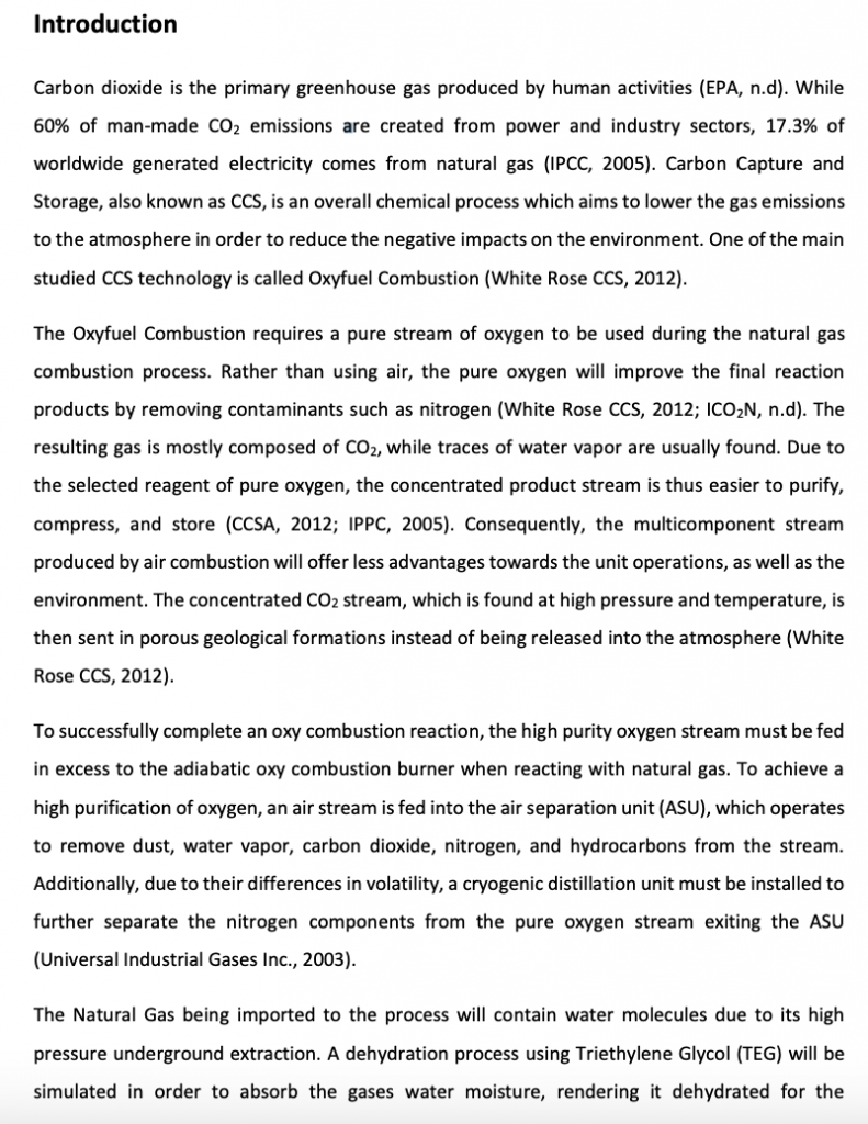 CHG 3112 Process Synthesis Design and Economics - NoteXchange